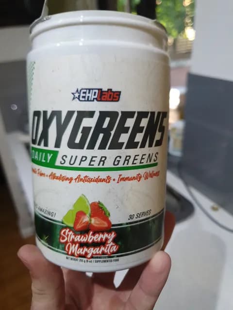 Oxygreens Daily Super Greens Strawberry Margarita