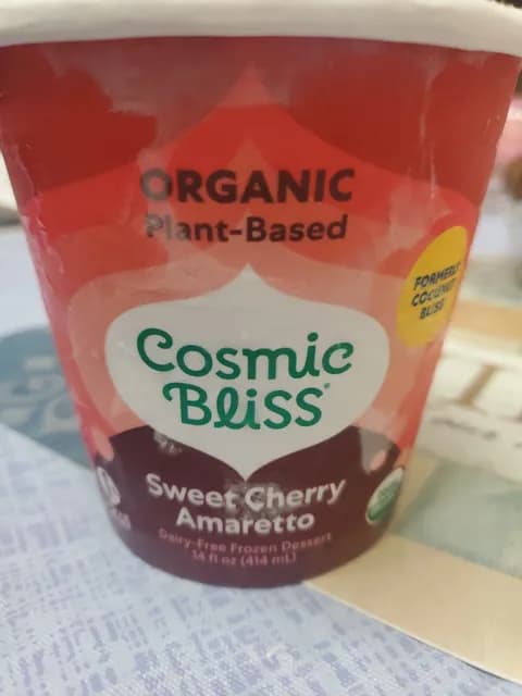 Cosmic Bliss Sweet Cherry Amaretto Dairy-Free  Dessert
