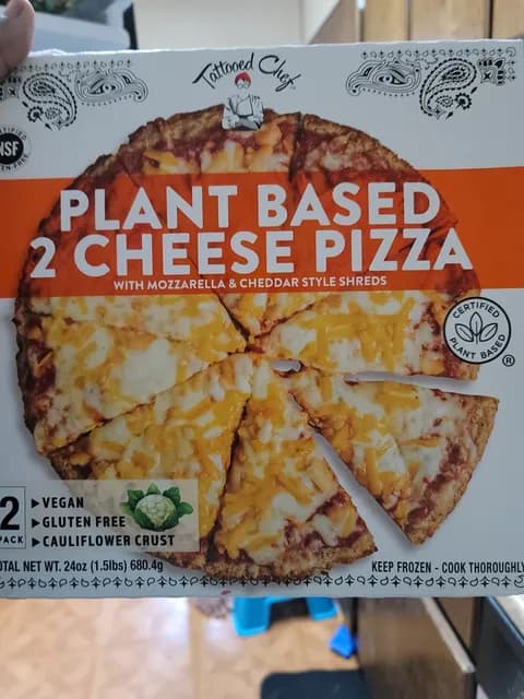 Tattoed Chef Plant Based 2 Cheese Pizza