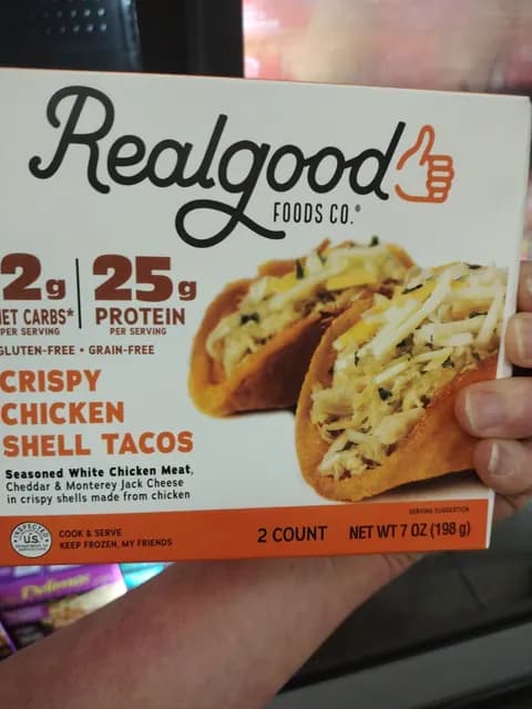 Realgood Foods Co. Crispy Chicken Shell Tacos