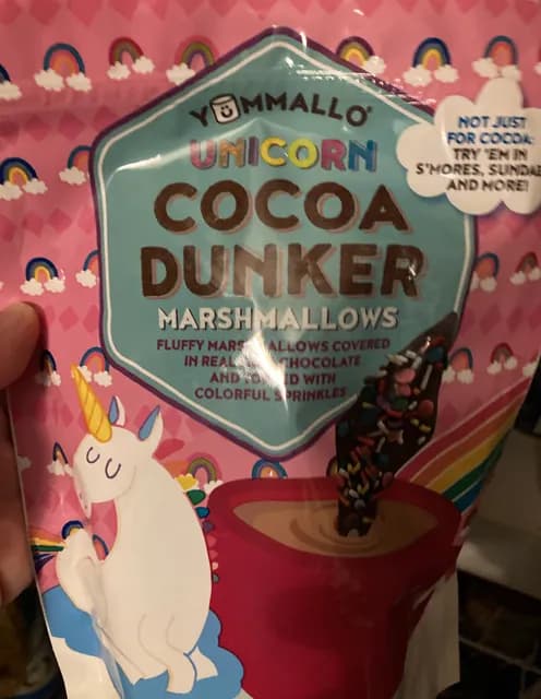 Yummallo Unicorn Cocoa Dunker Marshmallows