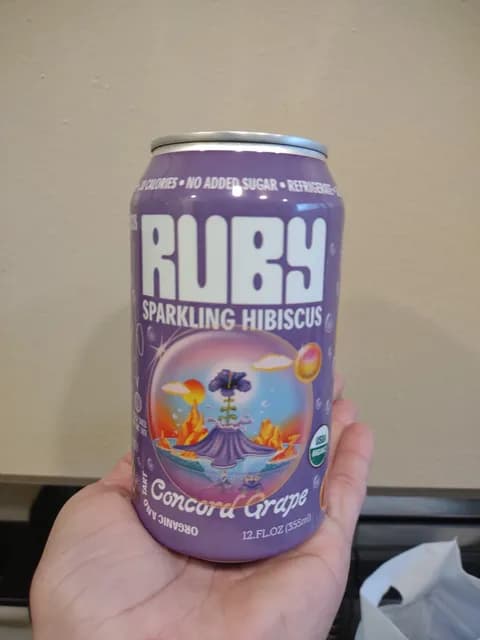 Ruby Sparkling Hibiscus Concord Grape