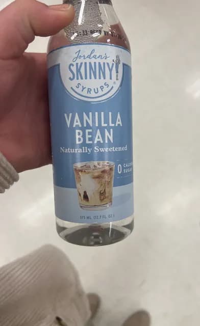 Jordan'S Skinny Syrups Vanilla Bean
