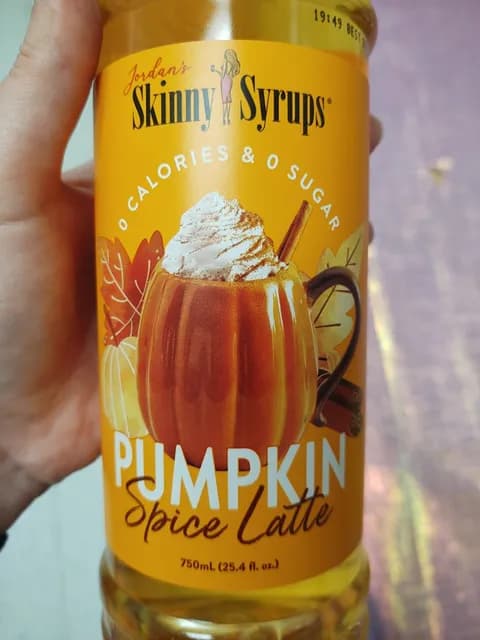 Jordan'S Skinny Syrups Pumpkin Spice Latte
