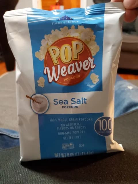 Pop Weaver Sea Salt Popcorn