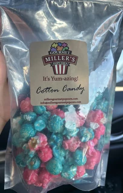 Miller'S Gourmet Popcorn Cotton Candy