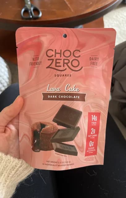 Choczero Squares Dark Chocolate Lava Cake