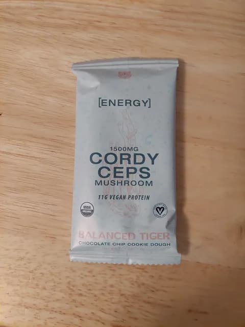 Balanced Tiger Chocolate Chip Cookie Dough Energy Cordyceps Mushroom