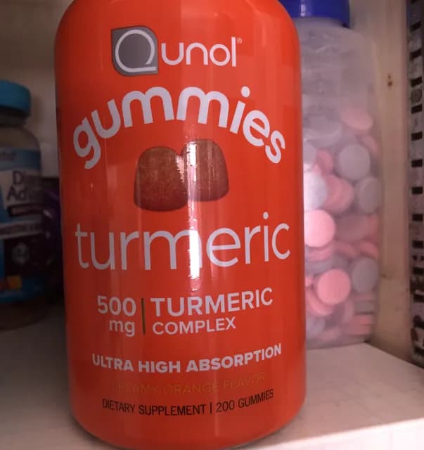 Qunol Turmeric Gummies Creamy Orange Flavor
