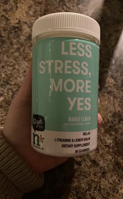N* By Nutrilite Less Stress, More Yes Mango Lemon Relax Gummies