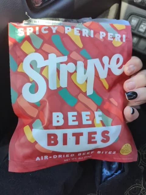 Stryve Spicy Peri Peri Beef Bites