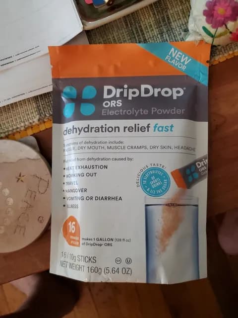 Dripdrop Ors Electrolyte Powder Orange