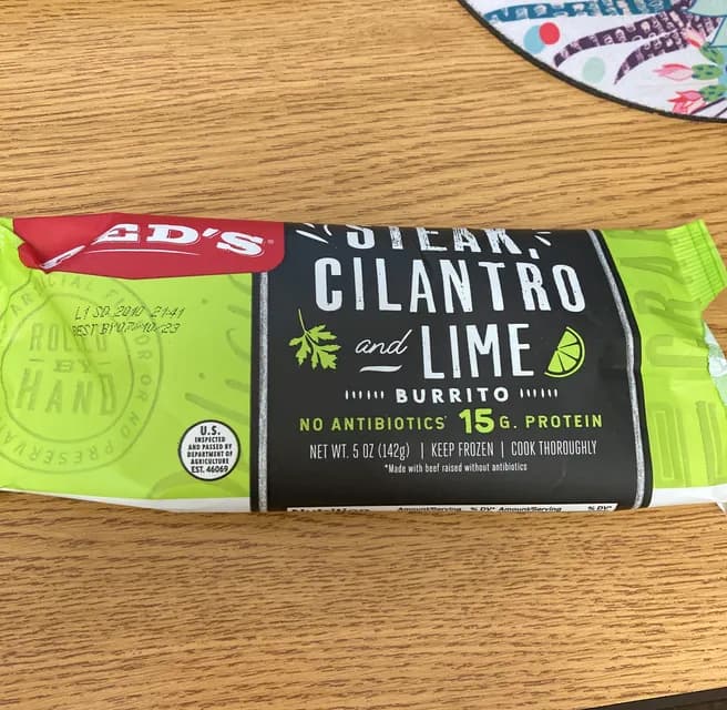 Red'S Steak Cilantro And Lime Burrito
