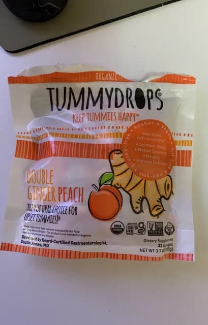 Tummydrops Double Ginger Peach