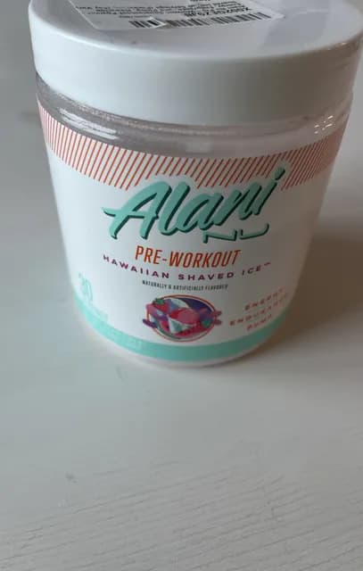 Alani Nu Pre-Workout Hawaiian Shaved Ice Dietary Supplement
