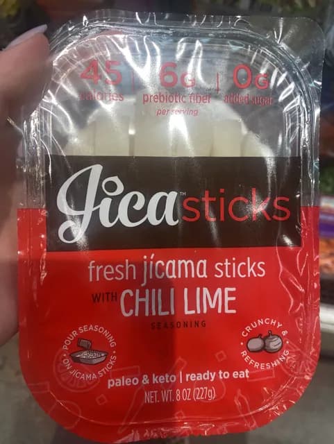 Jica Sticks Fresh Jicama Sticks With Chili Lime Seasoning
