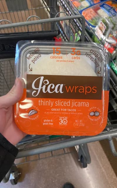 Jica Wraps Thinly Sliced Jicama