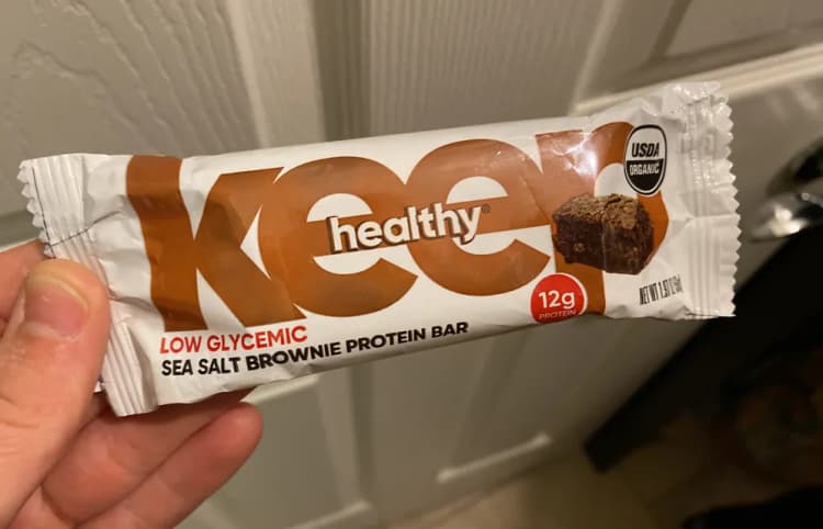 Keep Healthy Low Glycemic Sea Salt Brownie Protein Bar