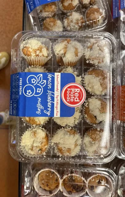 Red Plate Foods Lemon Blueberry Muffins