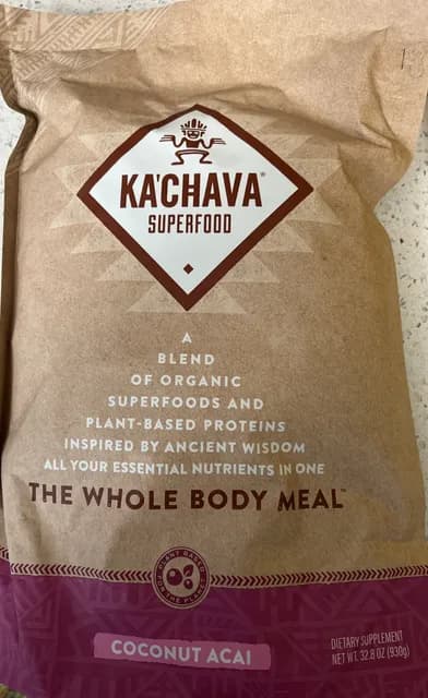Ka'Chava Superfood The Whole Body Meal Coconut Acai