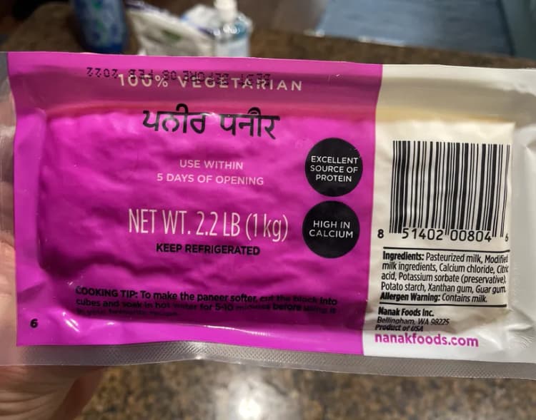 Nanak Foods Paneer