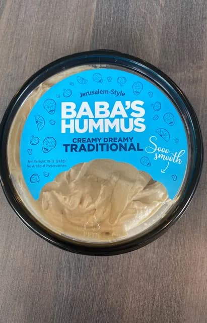 Baba'S Hummus Jerusalem-Style Creamy Dreamy Traditional