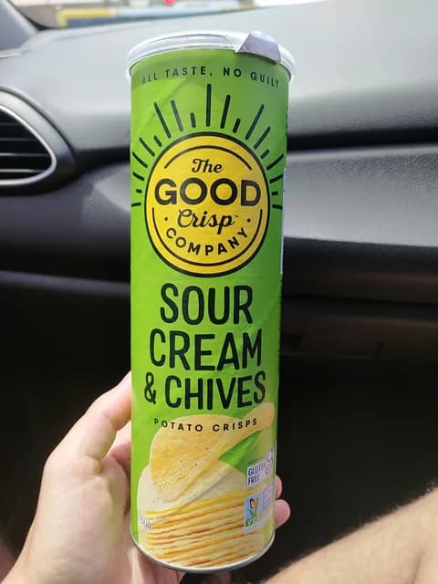 The Good Company Sour Cream & Chives Potato Crisps