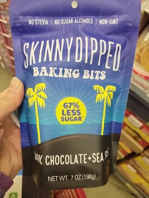 Skinnydipped Dark Chocolate + Sea Salt Baking Bits