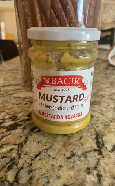 Bacik Spicy Mustard With Horseradish And Honey