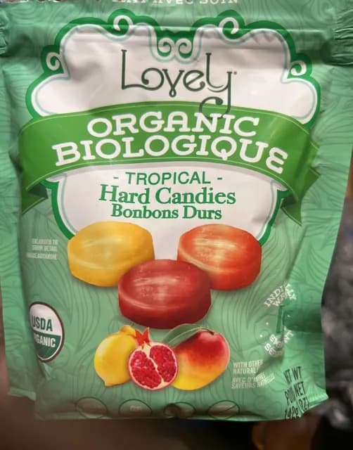 Lovely Organic Tropical Hard Candies