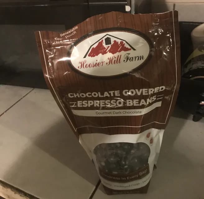 Hoosier Hill Farm Gourmet Dark Chocolate Covered Espresso Beans