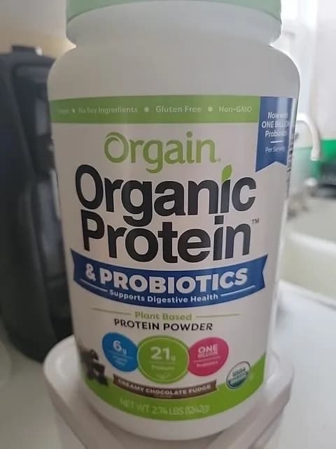 Orgain Organic Protein & Probiotics Creamy Chocolate Fudge