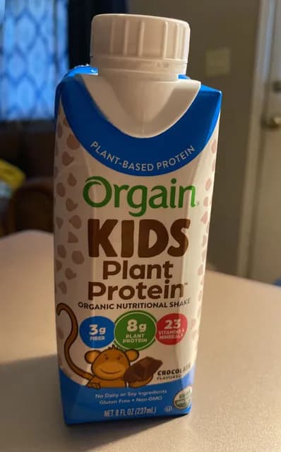Orgain Kids Chocolate Plant Protein Shake