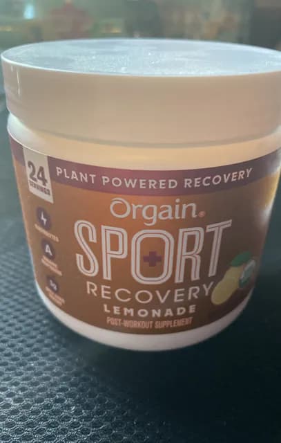 Orgain Sport Recovery Lemonade Post-Workout Supplement