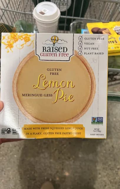 Raised Gluten Free Lemon Pie