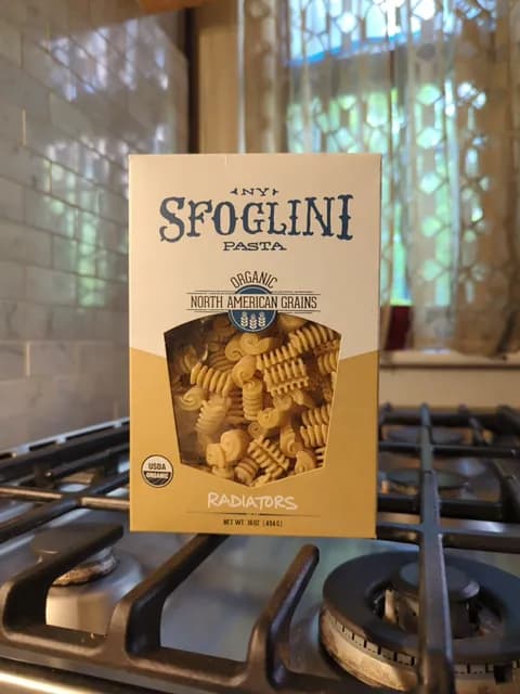 Sfoglini Pasta Organic North American Grains Radiators