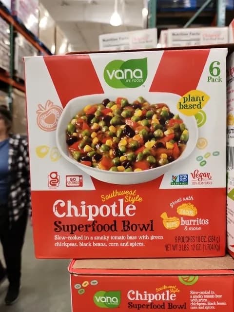 Vana Life Foods Chipotle Southwest Style Superfood Bowl