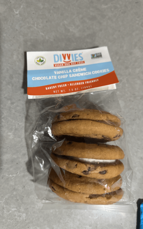Divvies Cookie Chocolate Chip Vanilla
