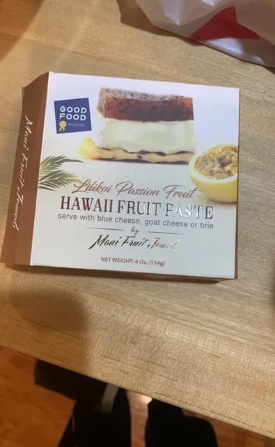 Maui Fruit Jewels Lilikoi Passion Fruit Hawaii Fruit Paste