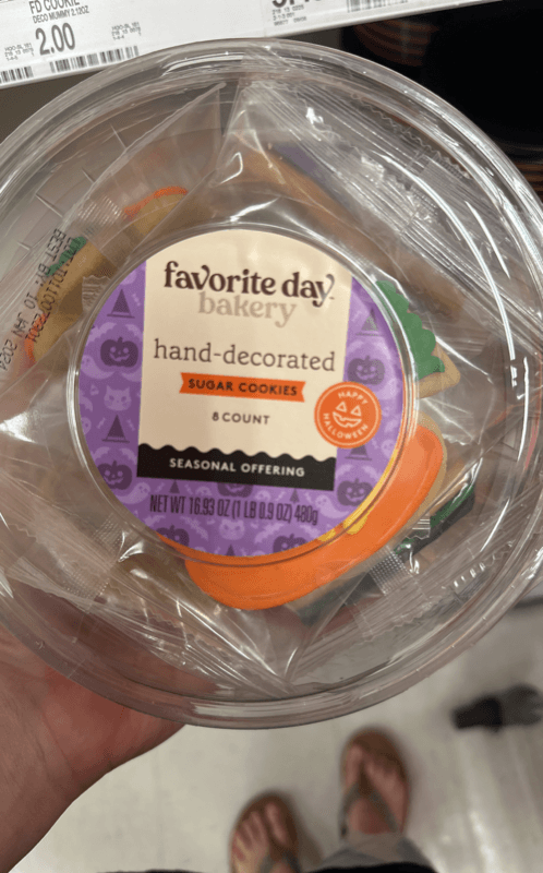 Favorite Day Bakery Hand-Decorated Sugar Cookies Seasonal Offering