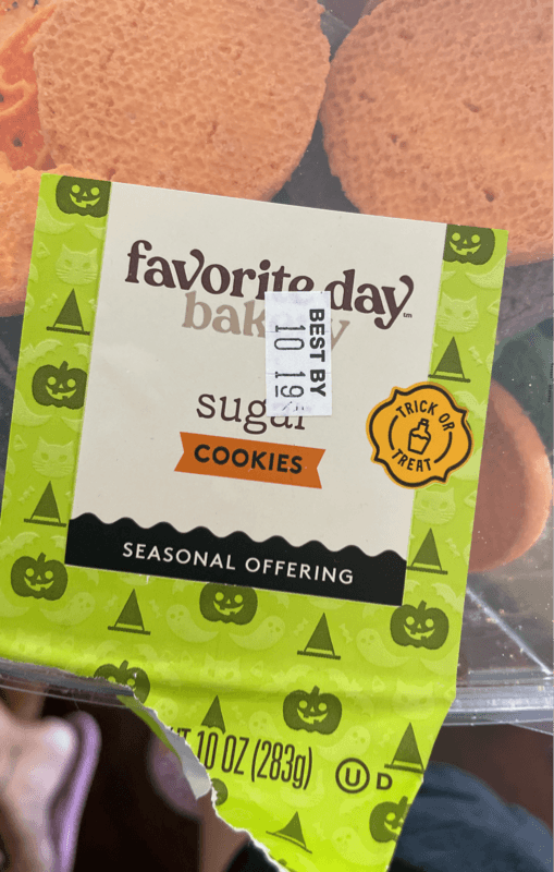 Favorite Day Bakery Sugar Cookies Seasonal Offering