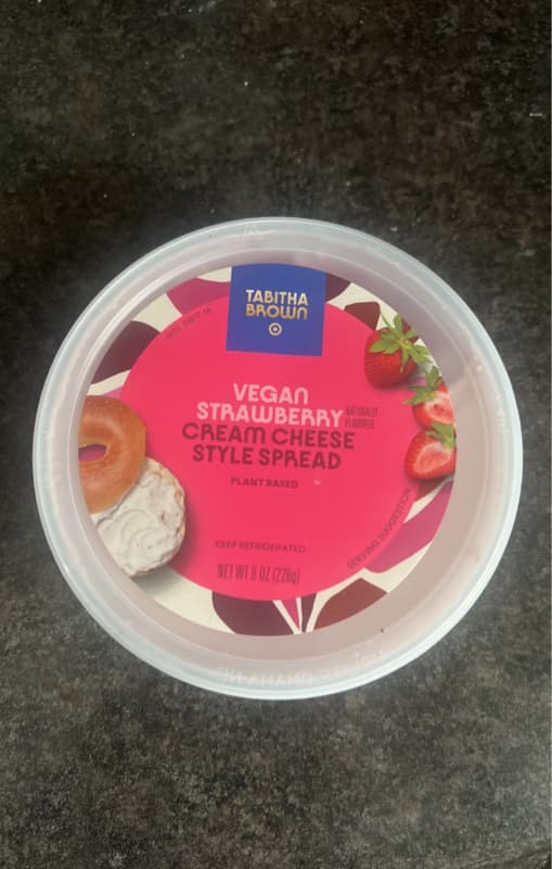 Tabitha Brown Vegan Strawberry Cream Cheese Style Spread