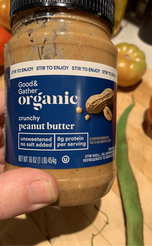 Good & Gather Organic Crunchy Peanut Butter