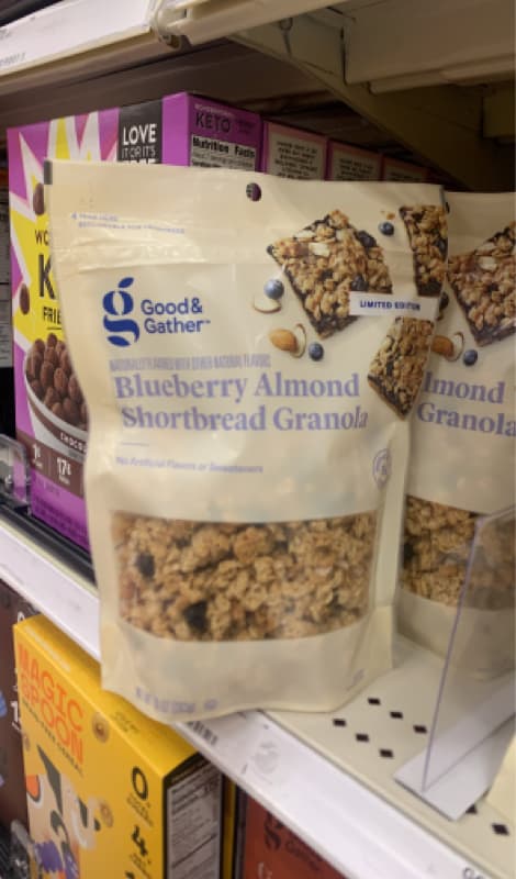 Good & Gather Blueberry Almond Shortbread Granola