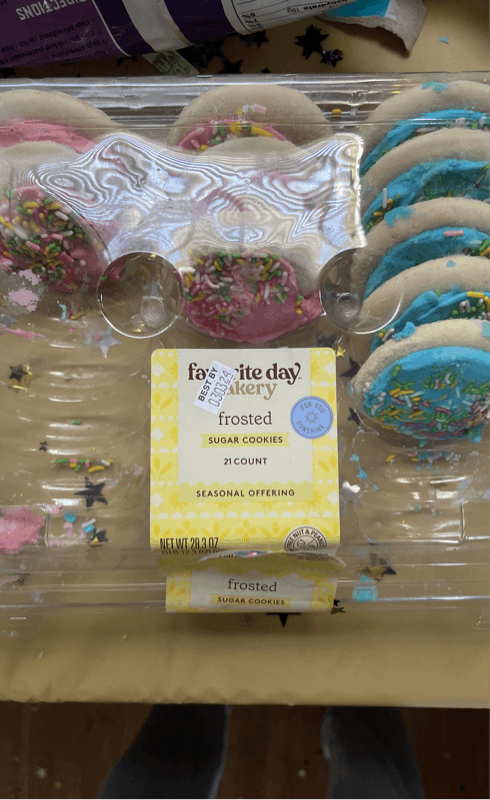 Favorite Day Bakery Frosted Sugar Cookies Seasonal Offering