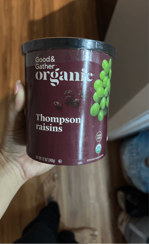 Good & Gather Organic Thompson Raisins