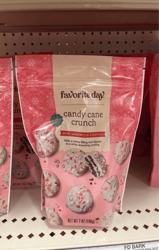Favorite Day Candy Cane Crunch Mini Sandwich Cookies