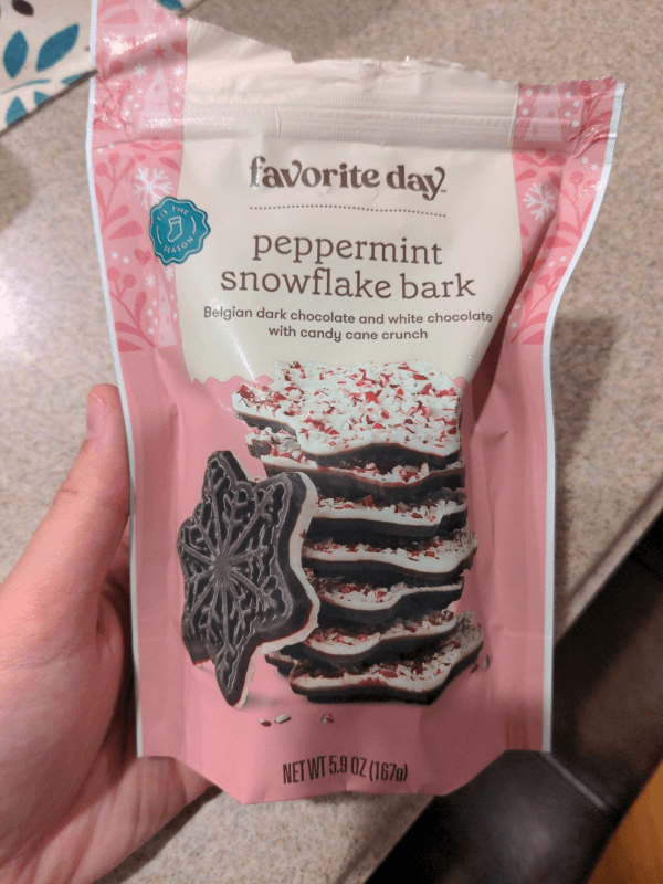 Favorite Day Peppermint Snowflake Bark
