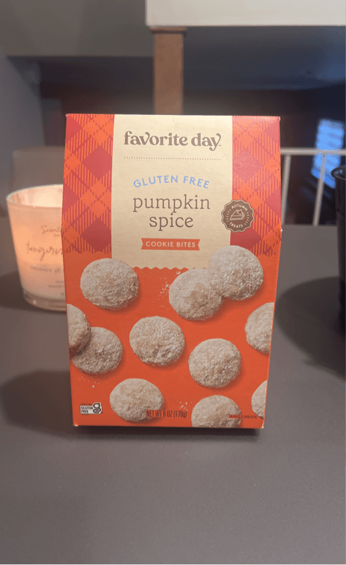 Favorite Day Gluten Free Pumpkin Spice Cookie Bites