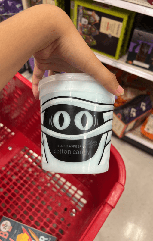 Favorite Day Halloween Cotton Candy Tub Blue Raspberry